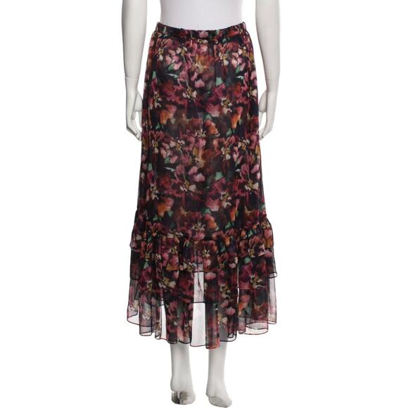 Misa Los Angeles Maxi Floral Tiered Skirt - Picture 3 of 5
